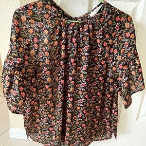 COPY - LOFT  Floral Blouse Size M